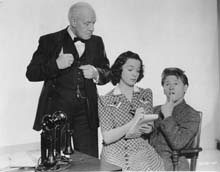 Publicity Photo with Lewis Stone & Mickey Rooney