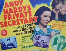 Andy Hardy's Private Secretary halfsheet