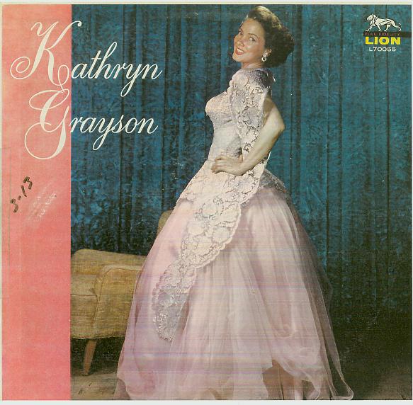 Kathryn Grayson Lion L70055 12 LP 33RPM Kathryn Grayson Lion L70055 12 LP 33RPM