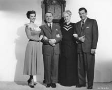 Publicity Photo with Jose Iturbi, Ethel Barrymore and Mario Lanza