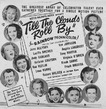 Newspaper ad for Till the Clouds Roll By